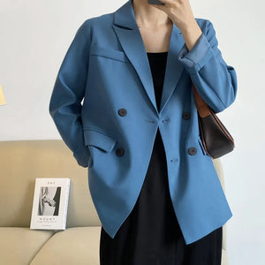 New British Style Suit Jacket Female Spring British Style Small Casual Suit Design Niche Top