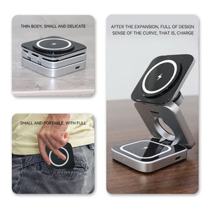 Three In One Desktop Wireless Charging Bracket