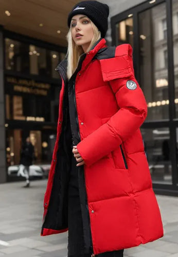 Women's Fashion Simple Thickened Cotton Padded Coat